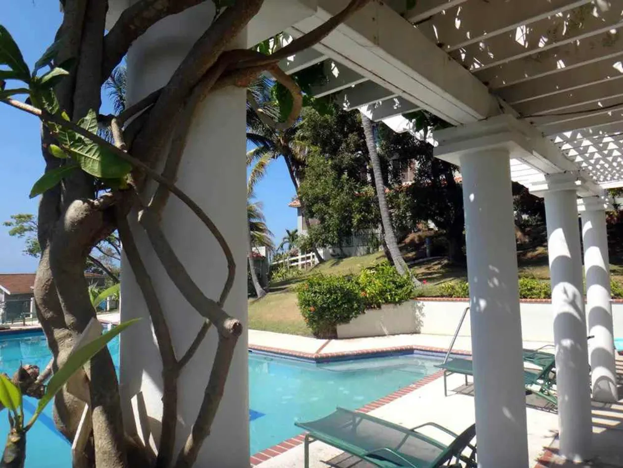 pool view at hacienda tamarindo affordable resort in puerto rico